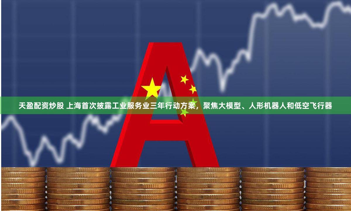 天盈配资炒股 上海首次披露工业服务业三年行动方案，聚焦大模型、人形机器人和低空飞行器