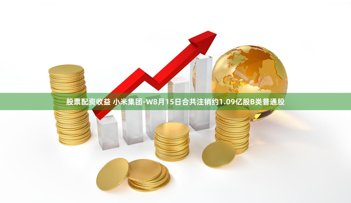 股票配资收益 小米集团-W8月15日合共注销约1.09亿股B类普通股